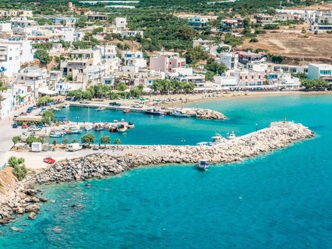 The Small Harbor of Makry Gialos