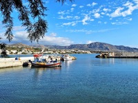The Small Harbor of Makry Gialos